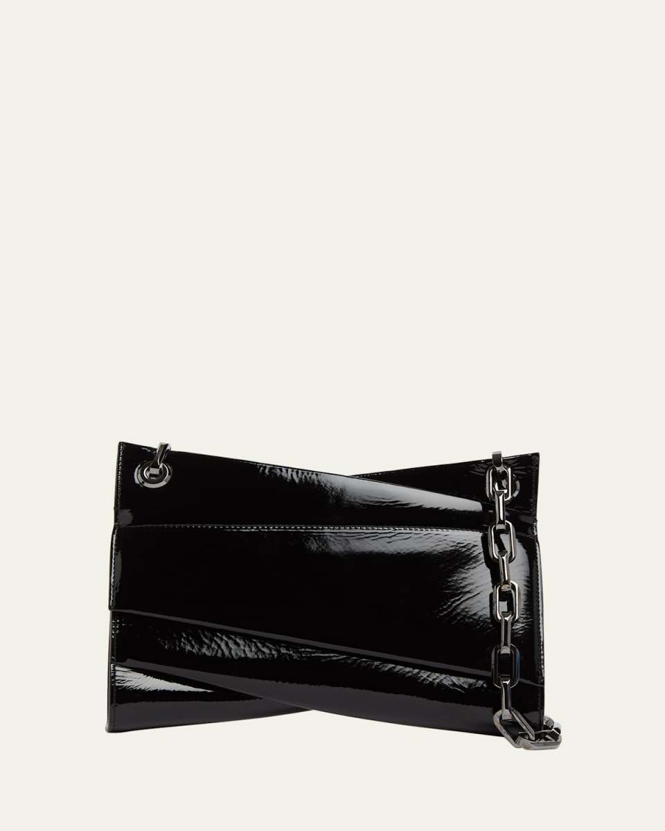 Loubitwist Patent Leather Crossbody Bag